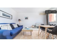 Luminoso apartamento de 2 dormitorios en alquiler cerca de Jardins del Real en Valencia