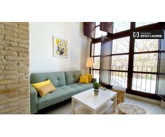 Precioso apartamento de 1 dormitorio en alquiler cerca de la playa en Poblats Marítims