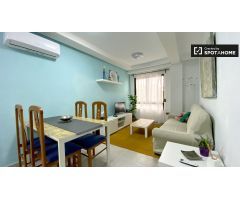 Encantador apartamento de 2 dormitorios con aire acondicionado en alquiler en Poblats Marítims