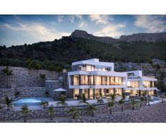 Nueva Promocion en Calpe de 6 Villas de lujo modernas e independientes con vistas al mar