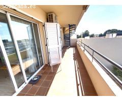 ESPECTACULAR ATICO AMUEBLADO CON SOLARIUM Y VISTAS AL MAR EN CUNIT RESIDENCIAL