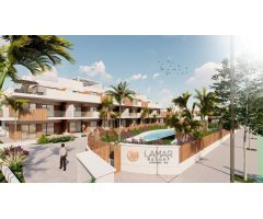 Nuevos apartamentos y bungalow con 2 dormitorios y 2 baños, zona Pilar de la Horadada
