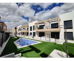 Bungalows de 2 dormitorios y 2 baños, totalmente equipados, zona Orihuela Costa
