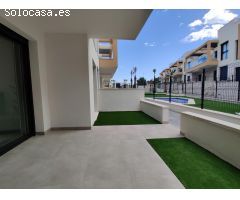 Bungalows de 2 dormitorios y 2 baños, totalmente equipados, zona Orihuela Costa