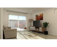 Villas con 3 dormitorios, 3 baños, piscina privada con solarium en zona de San Pedro del Piñatar