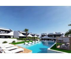 Bungalows de 2 dormitorios y 2 baños con piscina comunitaria, zona San Miguel de Salinas