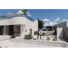 Villas de lujo con diseño moderno con 3 dormitorios, piscina, zona Lo Marabu, Ciudad Quesada