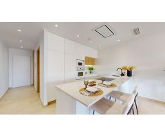 Apartamentos con 3 dormitorios, 2 baños, piscina comunitaria en zona de Pilar de La Horadada