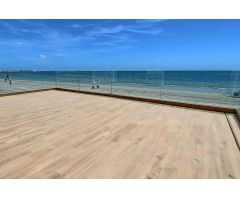 Espectacular chalet en primera línea de playa.