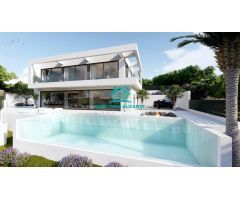 Casa de cristal en venta frente al mar en Cala dor El Campello Propiedad de 3 dormitorios de nueva