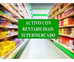 ACTIVO EN RENTABILIDAD CERCA DE MADRID: SUPERMERCADO. 6,85% RENTABILIDAD ANUAL NETA