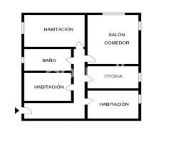 Piso en venta de 74 m² Calle la Encomienda, 47195 Arroyo de la Encomienda (Valladolid)
