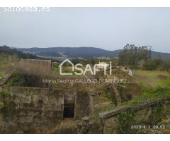 SE VENDE TERRENO RUSTICO CON ESTRUCTURA DE CASA DE PIEDRA EN PONTESAMPAIO - PONTEVEDRA