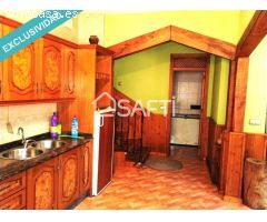 Casa de dos plantas, amueblada en perfecto estado de habitabilidad, con 6 dormitorios y 2 baños. Pre