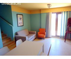 Atico duplex con 2 dormitorios y dos baños en primera linea de playa