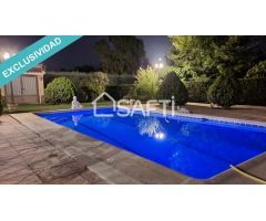 ¡Espectacular Chalet en Otero, Toledo, con Amplio Terreno y Piscina Privada!