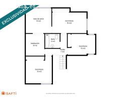 Chalet pareado con amplia parcela en Miraval.