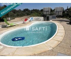 FINCA CON CASA; PISCINA , TERRAZAS Y TERRENO