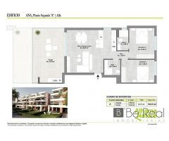 PISO DE OBRA NUEVA CON DOS HABITACIONES EN ALHAMA (MURCIA).