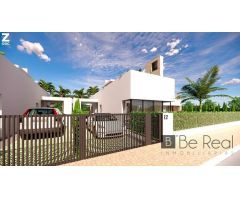 CHALETS INDEPENDIENTES CON SOTANO, JARDIN, SOLÁRIUM Y PISCINA PRIVADA EN SANTA ROSALIA-TORRE PACHECO