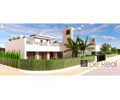 CHALETS INDEPENDIENTES CON SOTANO, JARDIN, SOLÁRIUM Y PISCINA PRIVADA EN SANTA ROSALIA-TORRE PACHECO