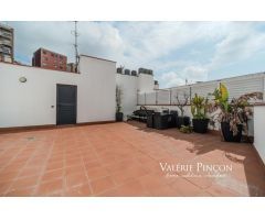 Magnifico Dúplex con gran terraza privada en la calle Josep Serrano. Finca del 2021.