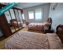 Piso en Almanza de tres habitaciones  con tres balcones