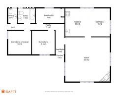 Casa de campo sobre finca rústica, más de 10.000m2.