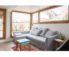 Atico con gran terraza y vistas espectaculares a Barcelona