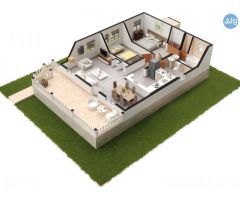 Bungalo en Avileses, área 89 m2