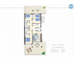Bungalo en Torrevieja, área 70 m2