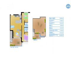 Bungalo en Pilar de la Horadada, 2 dormitorios, 133 m2