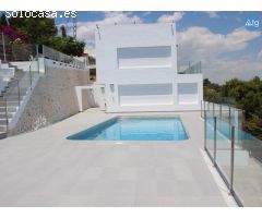 Casa con vista a la montaña en Calpe