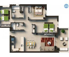 Apartamento en Torrevieja, al mar 300 m