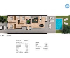 Villa en San Miguel de Salinas, 3 dormitorios, Costa Blanca