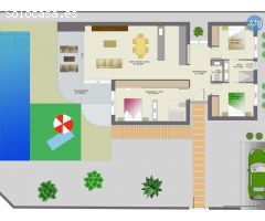 Villa en Benijófar, 3 dormitorios, 129 m2