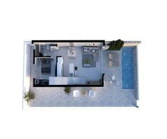 Villa en Los Alcázares, 121 m2