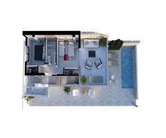 Villa en Los Alcázares, 121 m2