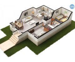 Nuevo bungalow en Aviles, 2 dormitorios