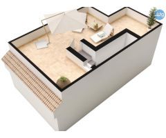 Nuevo bungalow en Avilés, área de 70 m2