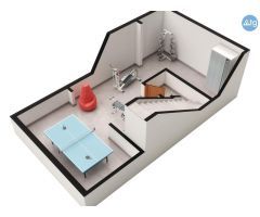 Bungalow moderno en Avilés, área de 70 m2
