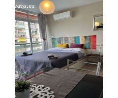 SE ALQUILA BONITO ESTUDIO. MEDIA TEMPORADA DESDE EL  1.11.24 -31.5.25 EN BENALMADENA COSTA.