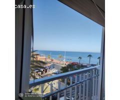 Media temporada. Se alquila desde15.9.25.-30.6.2026 bonito apartamento  en 1ª linea de playa con vis