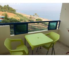 MEDIA TEMPORADA . SE ALQUILA DESDE 01/09/25-30/06/26  PRECIOSO APARTAMENTO CON VISTAS AL MAR  EN 1ª 