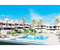 Venta de apartamento en Finestrat,  planta baja, jardín y piscina, vistas al mar