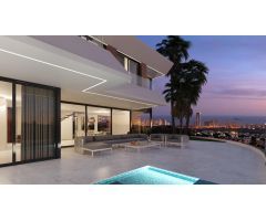 Villa exclusiva con vistas panorámicas al mar