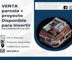 Inmejorable parcela en esquina en TORREVIEJA