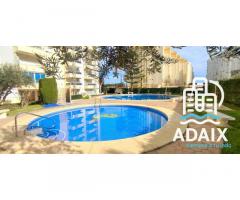 APARTAMENTO DE 2 DORMITORIOS CON PISCINA Y GARAJE EN LA PLAYA DE GANDIA