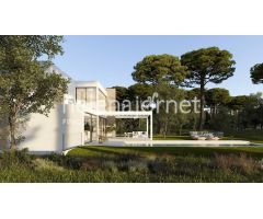 Elegante villa de diseño contemporáneo con increíbles vistas
