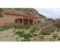 Original casa/cueva de 3 habitaciones con terreno en Cuevas del Almanzora